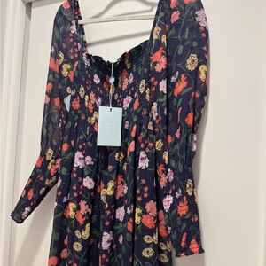 Hill House Navy Floral Nap Dress